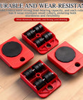 Heavy Duty Furniture Lift Mover Tool Set With Wheels For Easy Movement Of Sofas, Coffee Tables, Refrigerators And Washing Machines