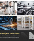 Wide range of applications for 12 Set Corner Bracket Kit For 20x20mm Aluminum Extrusion Profiles With L Shape Joint Plates
