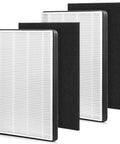 Replacement Filter Kit With Dual HEPA And Dual Carbon Filters For Compatible Filtrete Room Air Purifier Models FAP-C02WA-G2 FAP-C03BA-G2 FAP-T03BA-G2 FAP-SC02N FAP-CO2-A2 FAP-CO3-A2 FAP-TO3-A2 Easy Install Plug And Play For Cleaner Air And Better