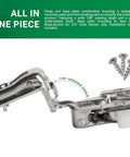 Image showing Soft Close Cabinet Hinges With 1-1/4 Inch Overlay For Face Frame Cabinets, Wrap Around Mount, 108 Degree Angle.