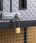 40mm Solid Brass Keyed Padlock Set, 2 Pack With 2.5 Inch Shackle Clearance, Chrome Plated Hardened Steel Shackle For Gates Cabinets Sheds