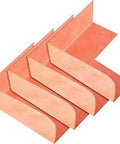4 Pack Inside Waterproofing Corner For Shower And Bathtub Seal Kit, seamless polyethylene corners, arranged for display