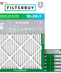 Keep Your Home Air Fresh With These 16x20x1 MERV 8 Pleated HVAC Filters Electrostatic Dust And Allergy Defense 6 Pack