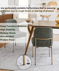 1/4-20 UNC Thread Adjustable Furniture Levelers And Table Feet, Screw-In Foot Glides shown with chair usage in a dining room