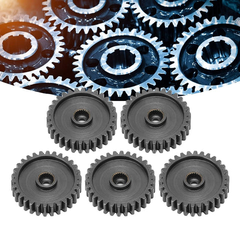 5-pack Beefed Up Steel Servo Spur Gear 24 Tooth Internal Spline 0.8 Module Ideal For Precision RC Robots And Automation Systems
