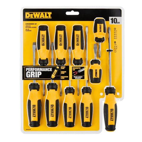 Fixed Bar Screwdriver Set 10 Piece With Magnetic Tip For Quick Fastener Fit Workhorse Build Pro Grade Performance And Ergonomic Handle