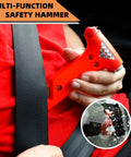 Roadside Emergency Kit For Cars And Trucks With Jumper Cables Tow Rope Safety Hammer Reflective Triangle Tire Pressure Gauge