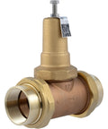 Direct Pressure Regulating Valve With Double Union 2 Inch NPT Female Metal Top 60 Psi PVA54M DUTH 60 Water PRV For Home Or Small Biz Plumbing And Upgrading Your System, brass body