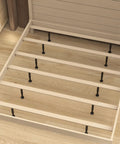 Installed 4 Pcs Adjustable Metal Furniture Legs Set 3.15 to 4.72 Inches With Swivel Base supporting bed frame slats