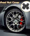 20 Pack 17mm Wheel Lug Nut Covers With Removal Tool Slick Black Bolt Cap Covers Replacement For VW Jetta Beetle Passat GTI CC 1K0 601 173 Lug Nut Caps Durable Weatherproof Easy Install on car wheel with brake caliper