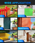 Powerful 1000W Electric Paint Sprayer For Fast House Painting With Smooth Coverage On Walls Furniture And Fences No Drip Hassle Gets Jobs Done Quick Weekenders Will Absolutely Love This Corded Gun used on fences, cabinets, doors, house painting, chairs, and stairs.