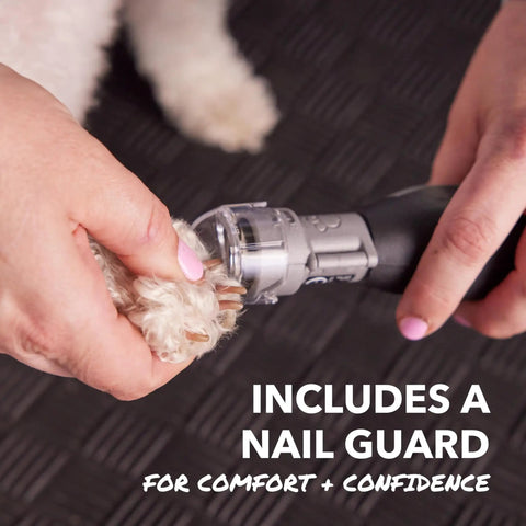 Using Pet Nail Grinder And Trimmer Kit Cordless And Rechargeable For Dogs Cats And Small Animals Safe Gentle At Home Grooming Tool