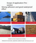 Heavy Duty Roofing Underlayment Tape applied on various surfaces, showcasing its waterproof sealing effectiveness for multiple applications.