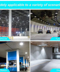 Check Out These Super Bright 75 Watt Outdoor LED Canopy Lights That Pump Out a Massive 9750 Lumens, IP65 Waterproof, in use
