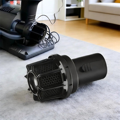 Two Point Five Inch Shop Vacuum Muffler Diffuser For Noise Reduction And Air Filtration Heavy Duty Industrial Grade on carpet