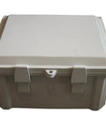 Polycarbonate Enclosure Built Tough With Hinged Locking Opaque Cover For Industrial Controls 14 X 12 X 6 Inches IP68 UL 508A UL 50E Listed