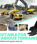 Mini Excavator Attachment With Two Pins, High Manganese Steel Tooth Bucket For Under Two Ton Machines, Flat Backhoe Bucket