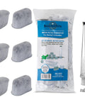 Water Filter Starter Kit for Keurig 2.0 Coffee Brewers includes six replacement charcoal filters and durable filter holder