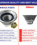 Upgraded Washer Tub Stem And Seal Repair Kit Fits Cross Reference Numbers showing durable stainless steel part for easy installation.