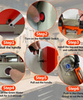 Step-by-step use of Heavy Duty Metal Cutter 110V For Hardware Stores With Brass Motor Polishing Brush And Fine Needle Guide
