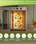 Top Shelf Food Dehydrator Machine With Twelve Stainless Steel Trays And Digital Timer for even drying with dual fans and horizontal heating.