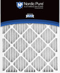Pleated MERV 12 Air Filters 16x25x1 Actual Size 15.5x24.5x0.75 Six Pack For High Efficiency HVAC Filtration