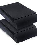 Angled Studio Monitor Isolation Pads For Speakers Five Inch High Density Foam Riser That Reduces Vibrations And Elevates Your Monitors
