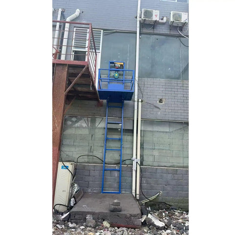 Heavy Duty Electric Lift Platform Table Warehouse Workhorse Kickass Cargo Cart 880 Pound Capacity for industrial dock use.