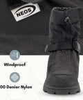 Dope Solid Glacier Trek Spike Boots With Heel Cleats Deliver Mean Ice And Snow Traction For Rough Outdoor Grinds Featuring Waterproof Nylon Uppers And Thirty Two Swappable Metal Spikes Plus A Wrench In Black Size Eleven, showcasing windproof 500 denier nylon.
