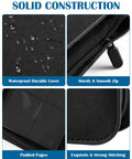 Details of Top Loader Binder 4 Pocket For 144 Toploaders with zipper, waterproof cover, and padded pages
