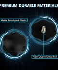 Football Helmet Chinstrap Thumb Screws Kit for SpeedFlex Youth, showing matte plastic and high-quality metal bolt