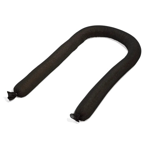Sediment Filter Sock For Erosion Control And Storm Drain Protection, Highly Efficient Debris Barrier, black U-shape, 5x10 ft