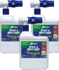 Spray And Walk Away Hose End Sprayer Kit 64 Ounce Three Pack Outdoor Surface Cleaner For Lichen Moss And Algae No Pressure Washing Needed