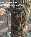 Daisy Chain Climbing Aider For Hunting, Lightweight One And A Half Foot Rope Ladder Step attached to a tree