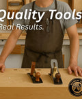 Slick Low Angle Shoulder And Chisel Plane Built For Dead On Edge And End Grain Trimming Boasts An Adjustable Mouth Precision Tuned Steel Blade Plus Includes A Rugged Storage Case displayed on a workbench.