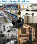 Magnetic Cable Tie Set With 25 Mounts And 200 Self Locking Ties Big Value Cable Management Kit for various applications