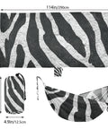 Zebra Inspired Camping Hammock With Tree Straps And Travel Bag Easy Setup No Knot Straps Ultra Thickened Durable 500 Pound Capacity