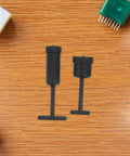 Doitool 24 Pcs G9 Lamp Socket Ring Kit With Plastic Holder Adapter And Removal Tool For Secure Grip Fast Installation Light Fixture Upgrade, black plastic holders