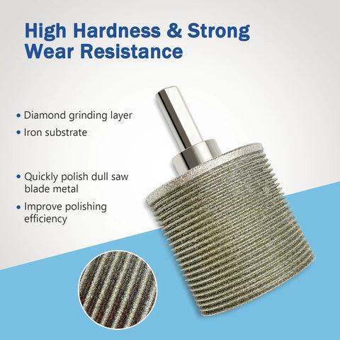 Knockout Diamond Oscillating Multi Tool Blade Sharpener For Hand Drills Frameless Build to restore dull saws with diamond grinding layer.