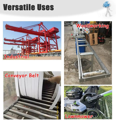 Heavy Duty Stainless Steel Conveyor Rollers 2 Inch Diameter Set Of 5 For Belt Conveyors And Gravity Rails With Spring Shaft Replacement Built Tough Workhorse Kit in versatile uses collage.