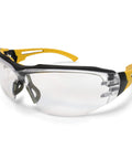 Lightweight Safety Glasses With Antifog Clear Lenses offer heavy duty wraparound coverage with snug TPR brow guard for comfort.
