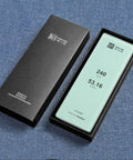 Professional Glass Sharpening Stone Whetstone 15,000 Grit For Razor Sharp Knives with box on fabric surface