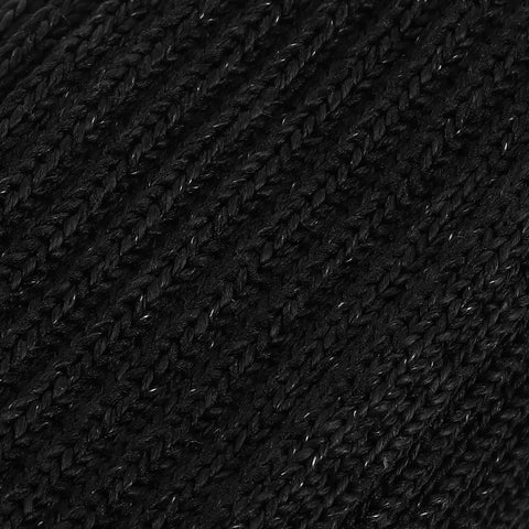 Close-up texture of black knitted fabric for Badass Cut Resistant Arm Sleeves Black Anti Cut Wrist Guards 2 Pack
