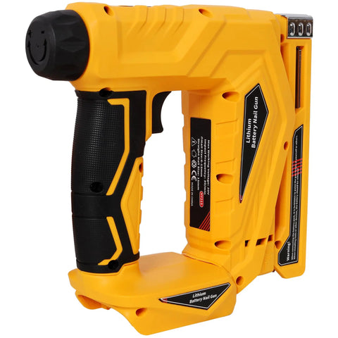 Heavy Duty Knockout Cordless Brad Nailer And Staple Gun 2 In 1 Battery Powered 18 Ga Nail Driver With Depth Control And Safety Lock Pro Shop Workhorse For Zero Cord Hassle Woodworking Projects