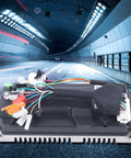 Premium 3000W Sine Wave Controller For Electric Bikes 60V To 72V Brushless Motor Upgrade with multiple wire connectors.