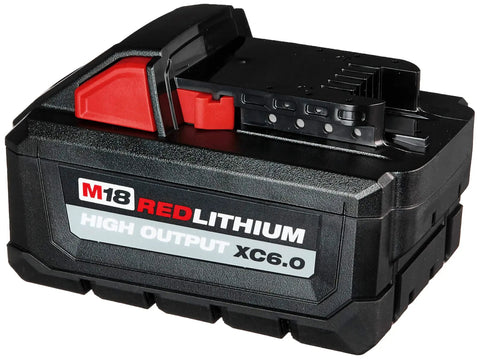 M18 RedLithium High Output XC 6Ah Lithium-Ion Battery For Cordless Tools Delivers Beefed-Up Runtime And Fifty Percent More Power