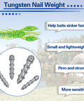 Pro Grade Nail Weights Kit For Bass Fishing 45 Piece Pencil Sinker Set For Soft Plastic Lures Neko Rig And Wacky Rig