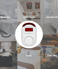 Plug In Carbon Monoxide Detector With Digital LED Display Real Time CO Monitor Alarm With Sound And Light Alerts for various rooms