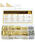 330 Pcs M3 Brass Standoffs And Screws Nuts Kit for DIY PC Build Raspberry Pi Projects with hex spacers in various lengths