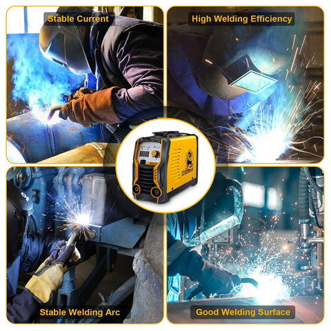 Compact Dual Voltage MMA Welder 110/220V With 250A Arc Stick, IGBT Inverter in various welding scenes